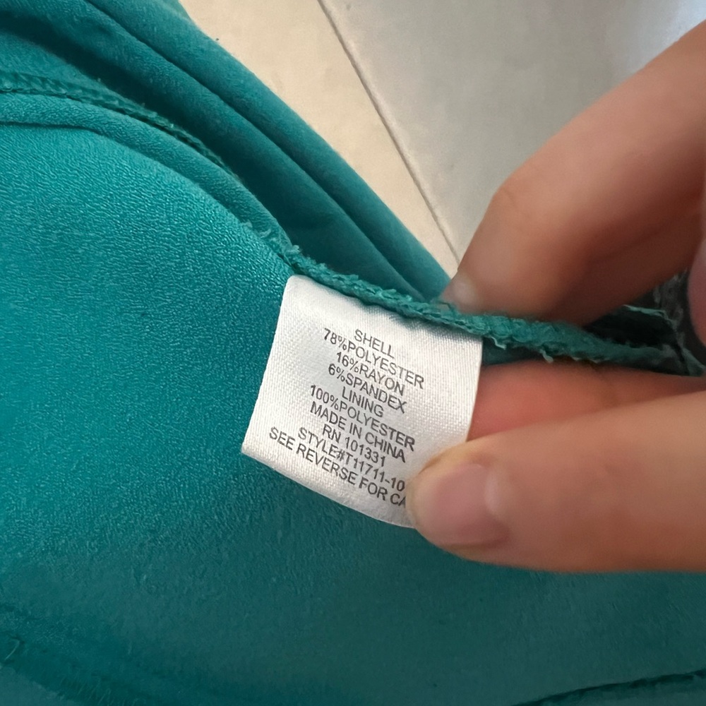 Turquoise Blazer - Picture 3 of 3
